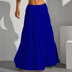 Pleated Long Skirt