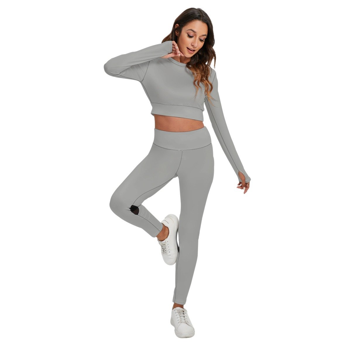 Sport Set With Backless Top And Leggings - Image 4