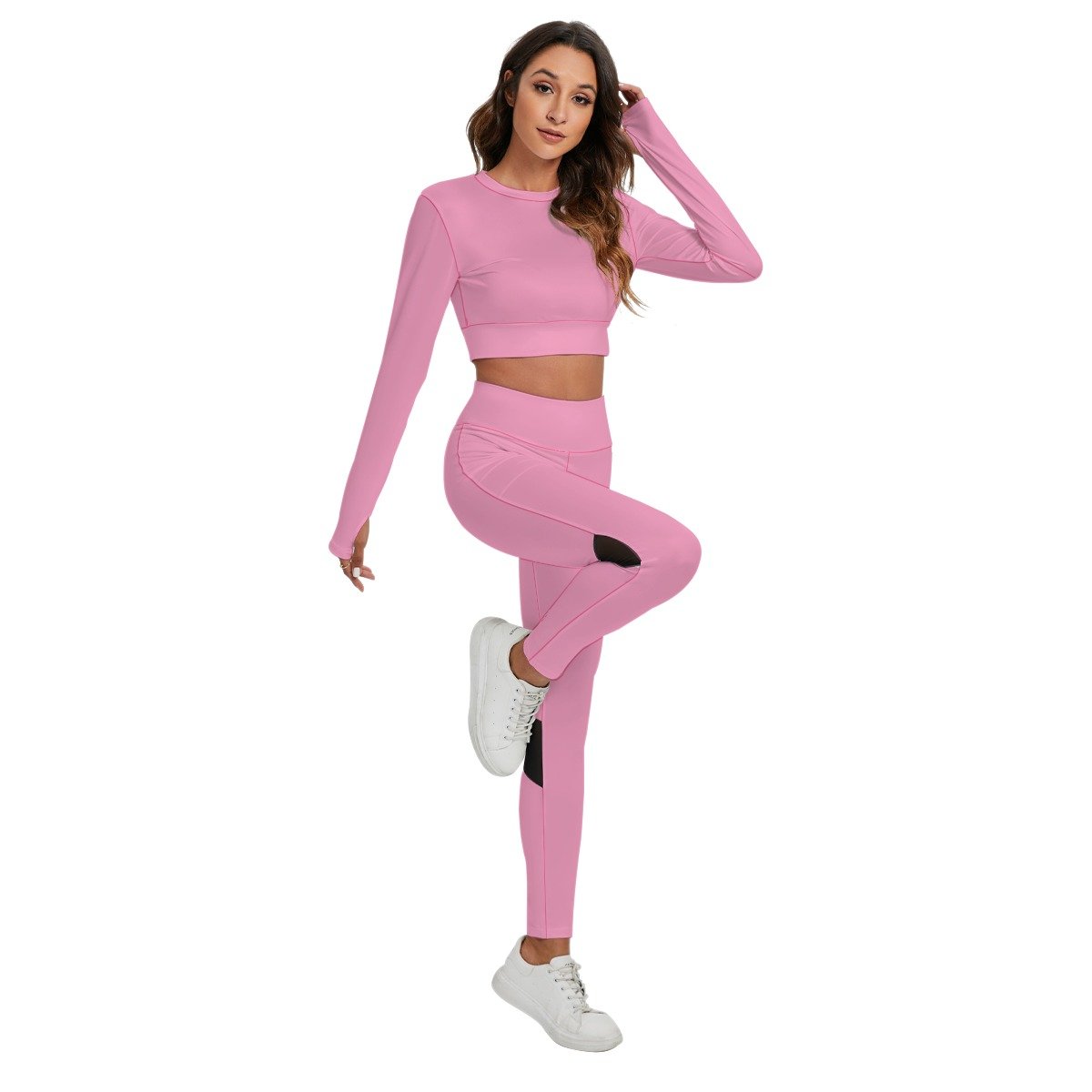 Sport Set With Backless Top And Leggings - Image 4