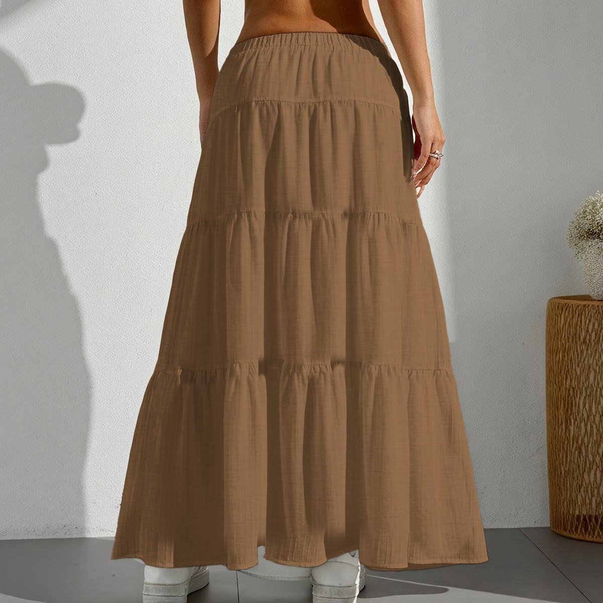 Pleated Long Skirt
