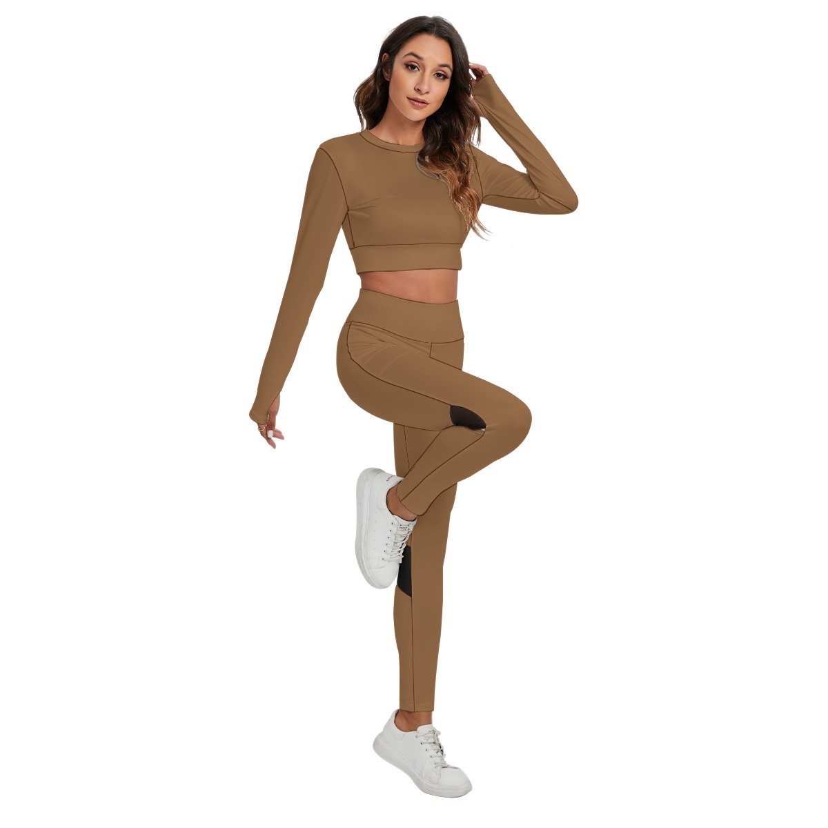 Sport Set With Backless Top And Leggings - Image 2