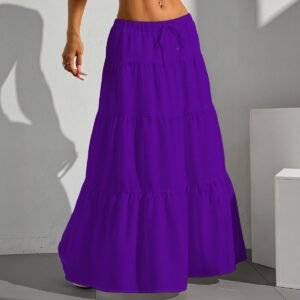 Pleated Long Skirt