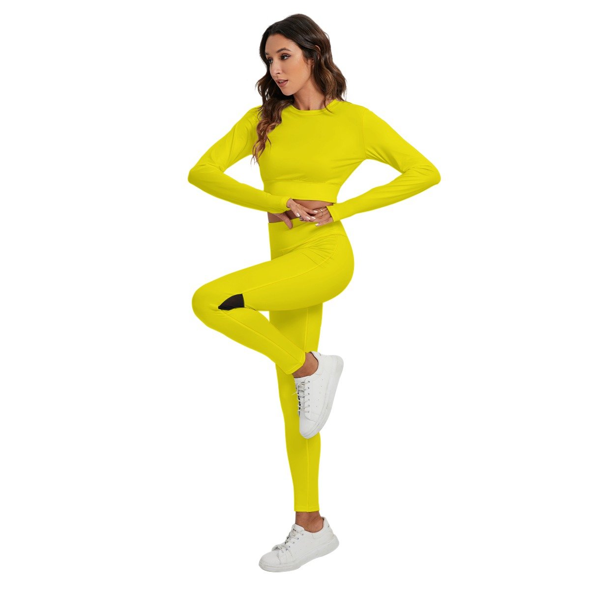 Sport Set With Backless Top And Leggings - Image 3