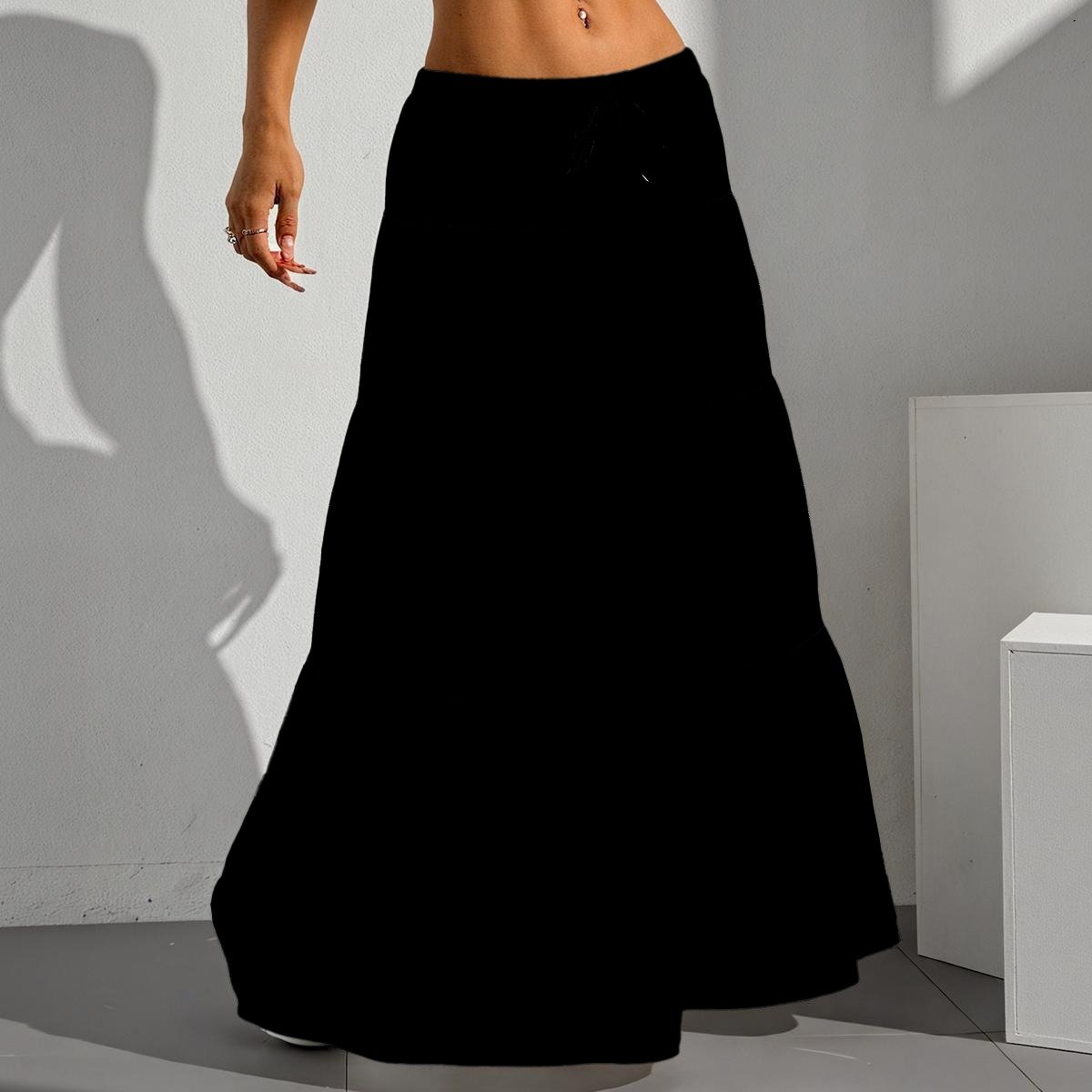 Pleated Long Skirt - Image 2