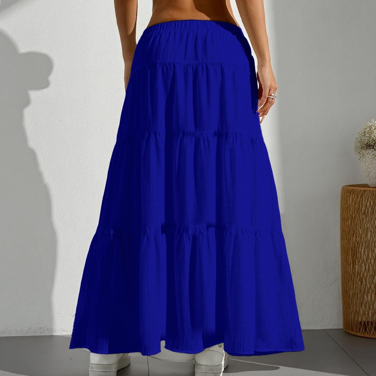 Pleated Long Skirt - Image 2
