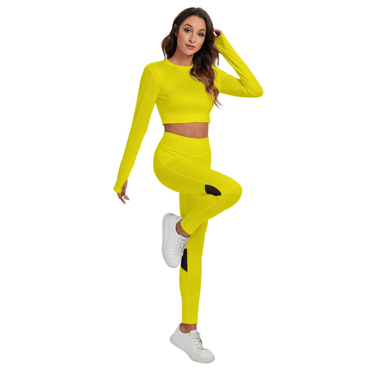 Sport Set With Backless Top And Leggings - Image 2