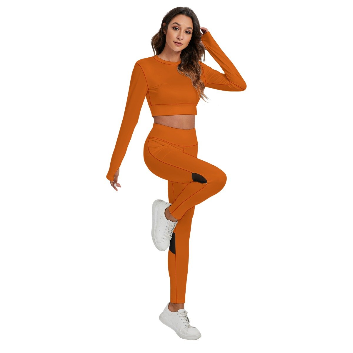Sport Set With Backless Top And Leggings - Image 3
