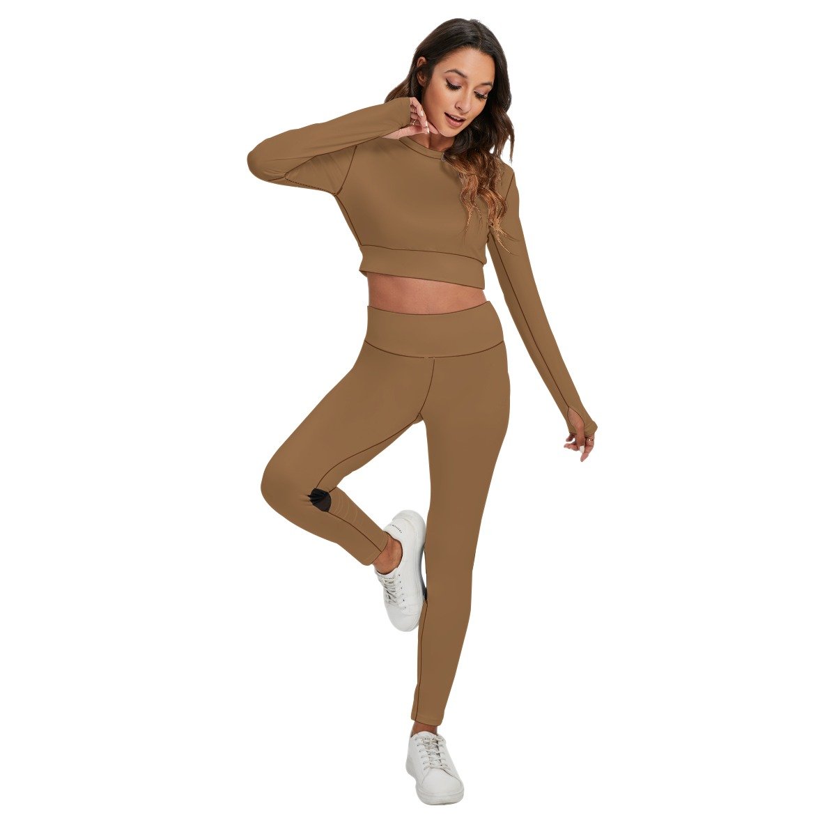 Sport Set With Backless Top And Leggings - Image 4