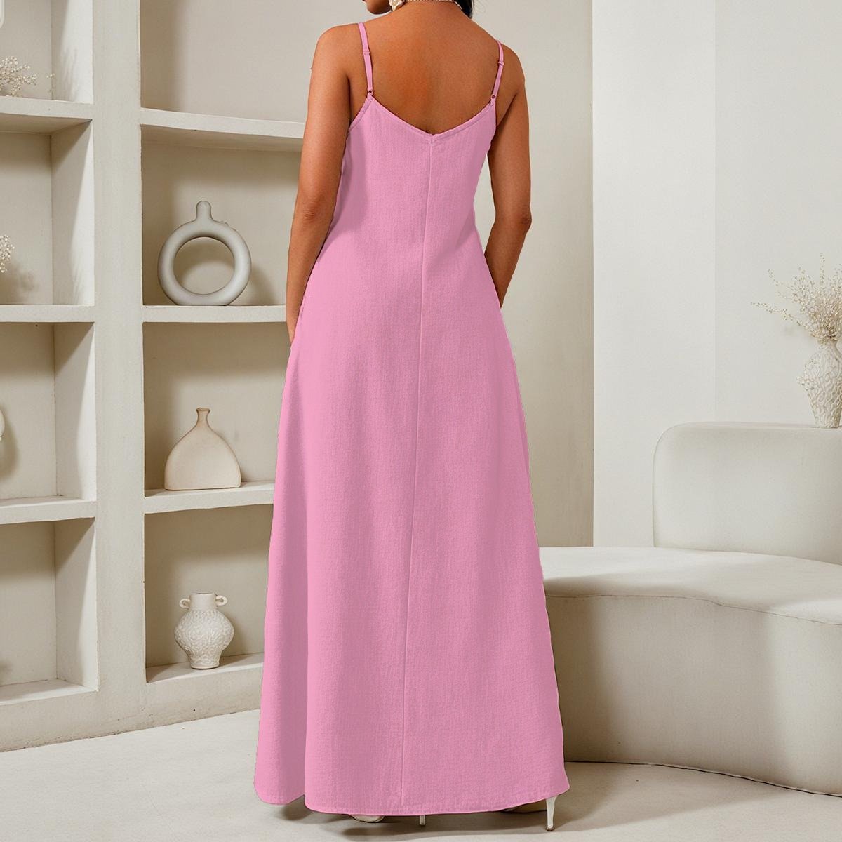V-Neck Maxi Dress - Image 2