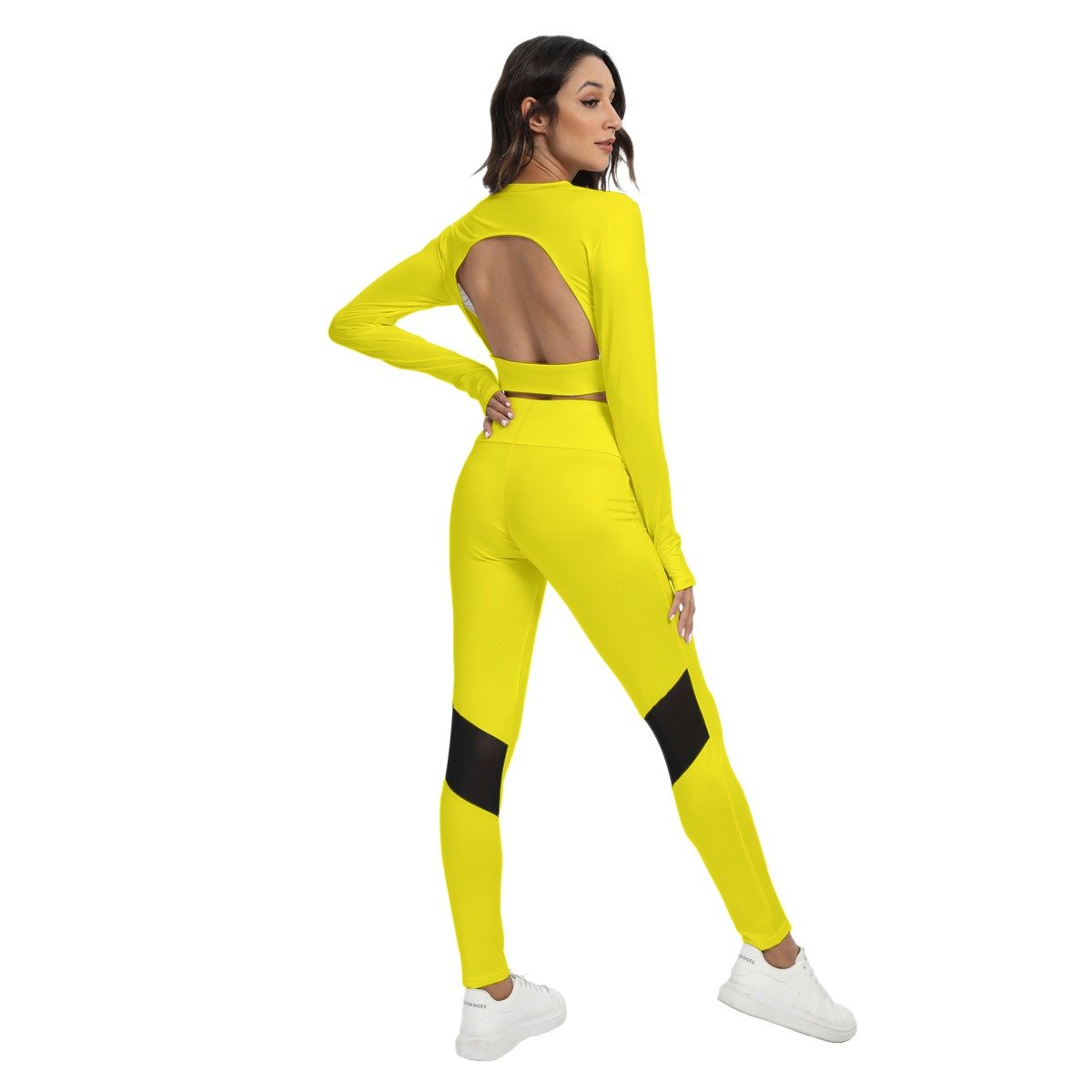 Sport Set With Backless Top And Leggings - Image 4