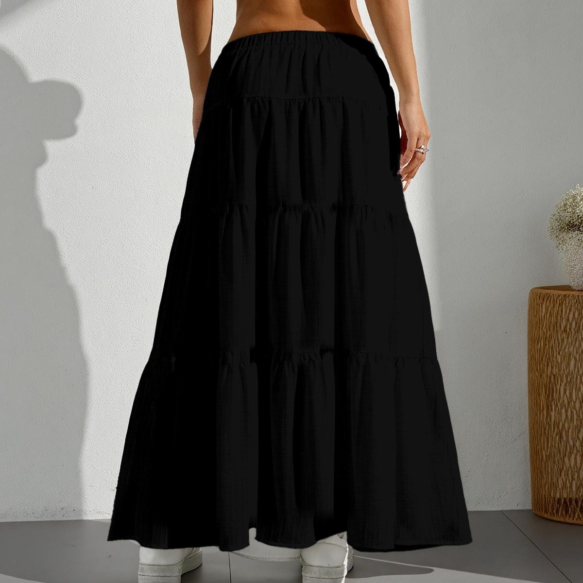 Pleated Long Skirt