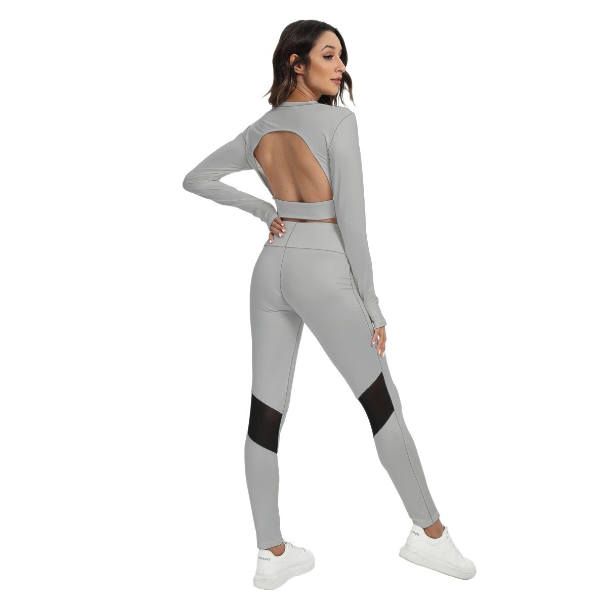 Sport Set With Backless Top And Leggings - Image 3