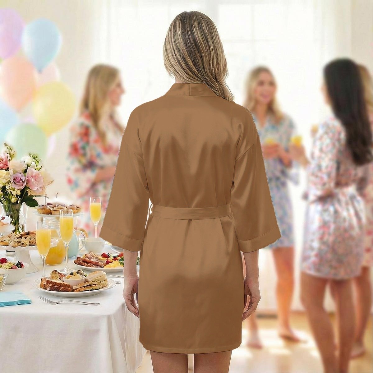 Satin Wedding Robe - Image 2