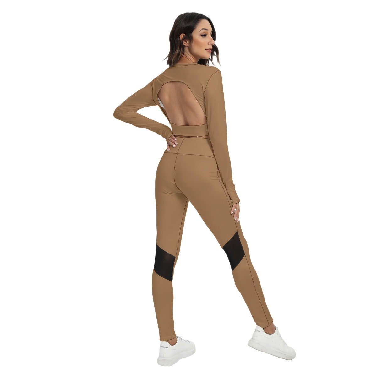 Sport Set With Backless Top And Leggings - Image 3