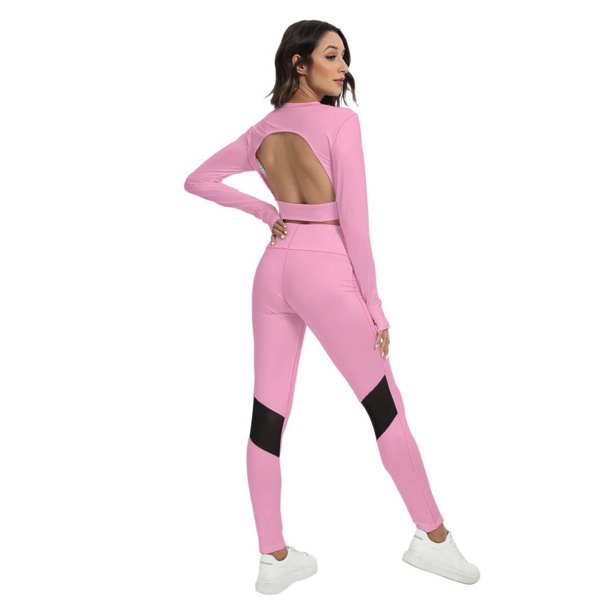 Sport Set With Backless Top And Leggings - Image 2