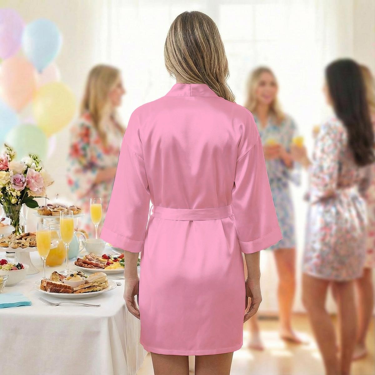 Satin Wedding Robe - Image 2
