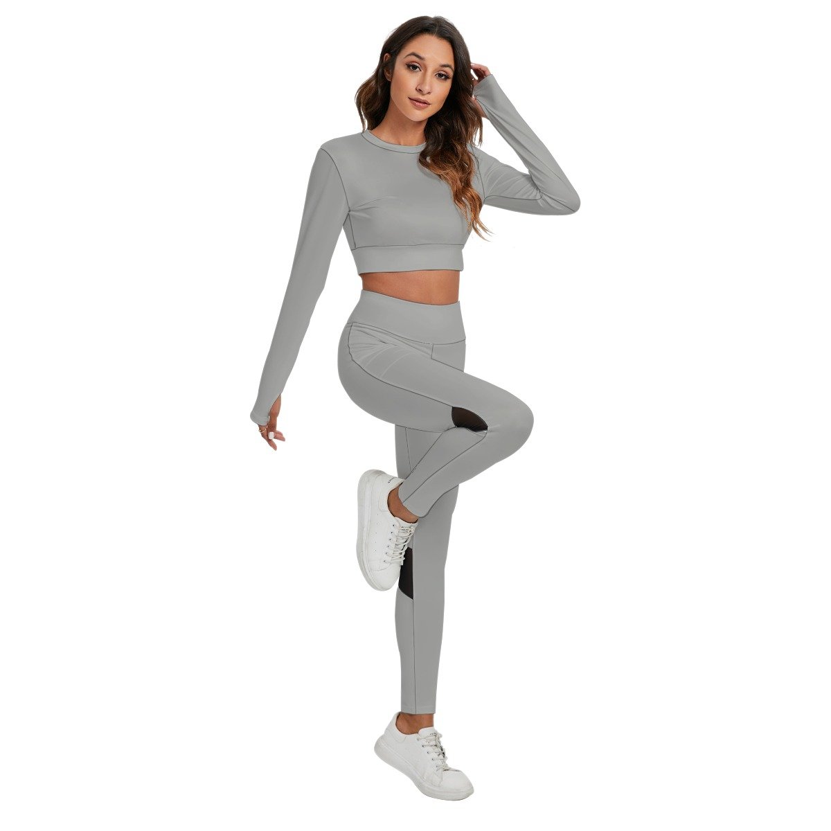Sport Set With Backless Top And Leggings - Image 2