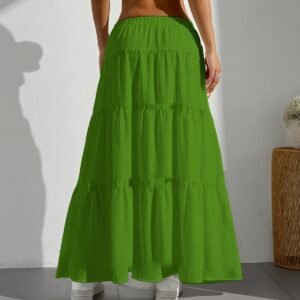 Pleated Long Skirt